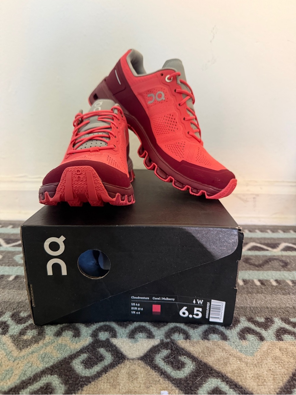 Women’s ON Cloudventure Coral/Mulberry
